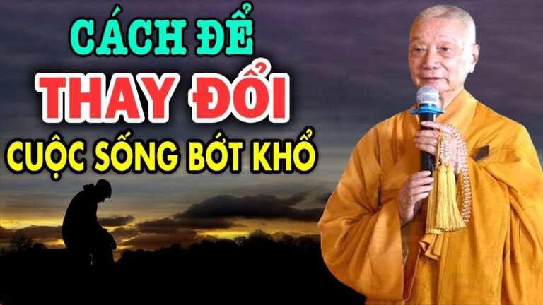 Cách Để Thay Đổi Bản Thân Mình Bớt Sân Si Phiền Não ( nên nghe ) – HT Thích Trí Quảng